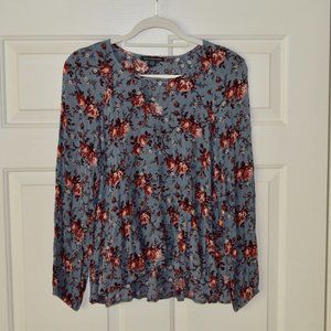 Floral Long Sleeve American Eagle Top